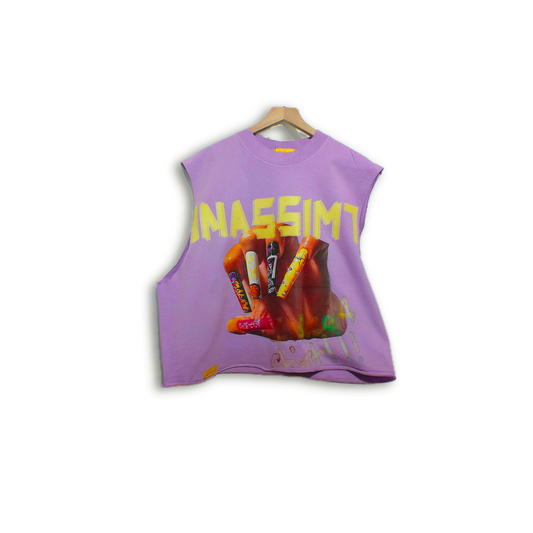 INASSIM1 “A run to the nail shop” cut off tee