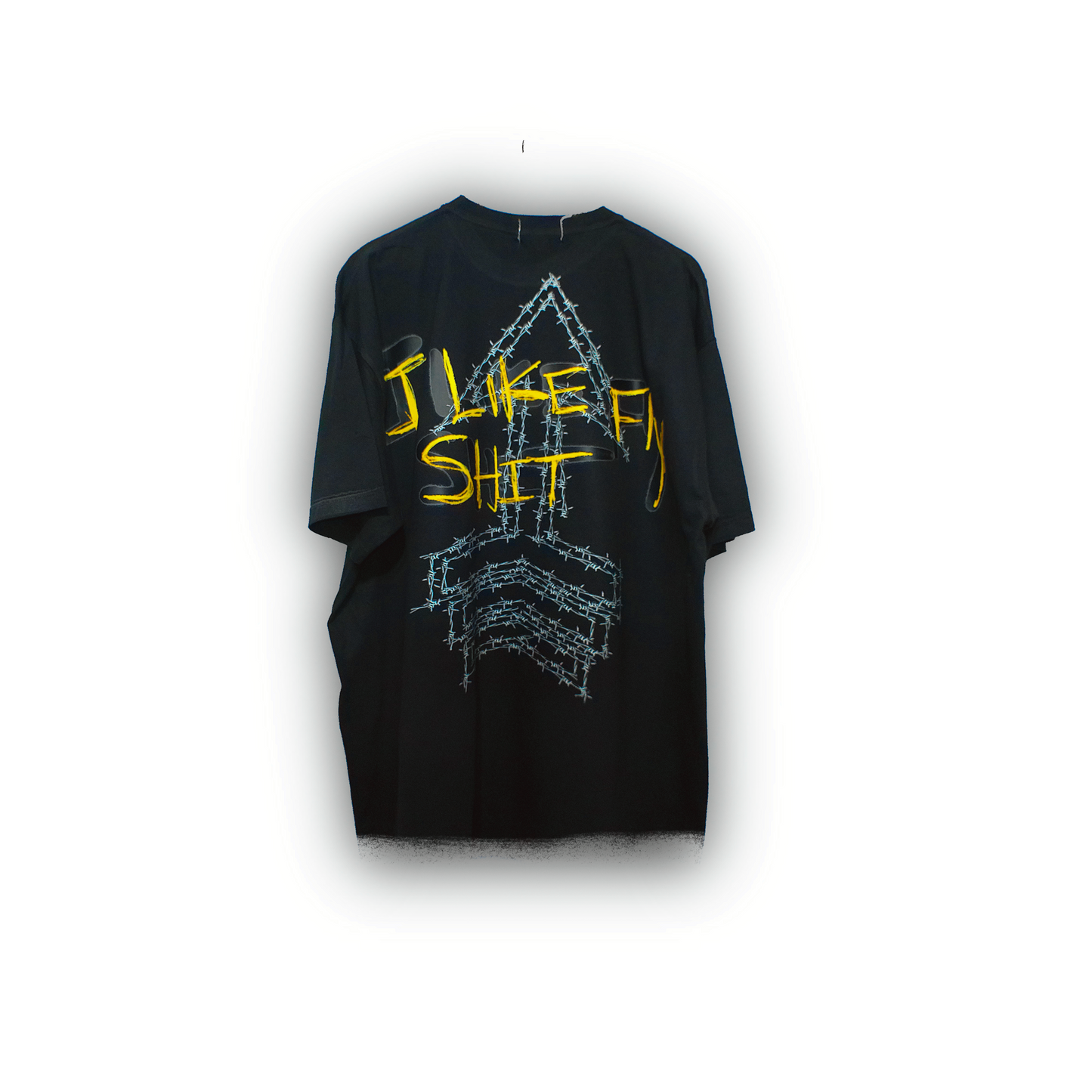 INASSIM1 “I Like Fly Sh*t” Vintage Tee BLK