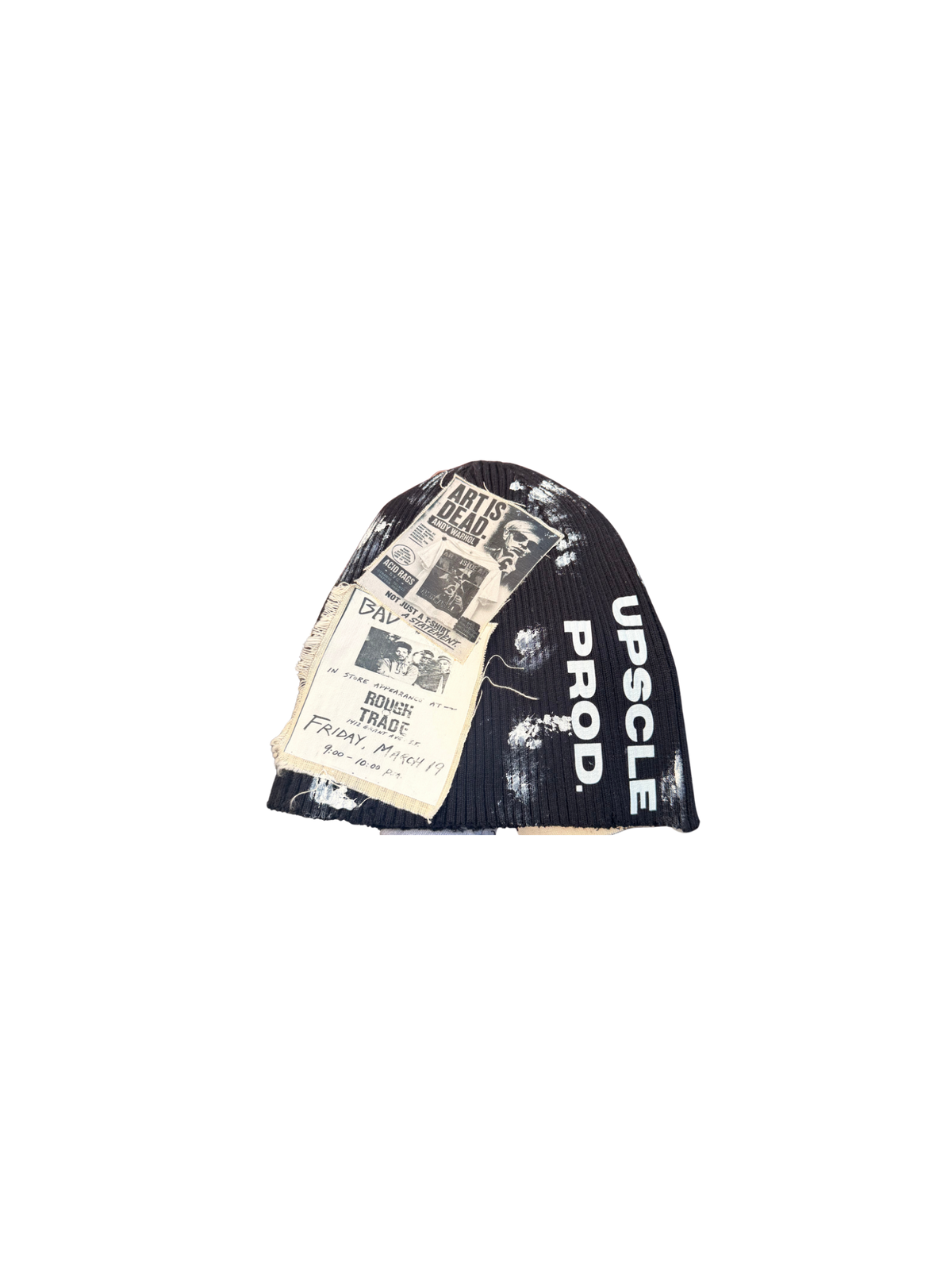 ART IS DEAD RIBBED BEANIE